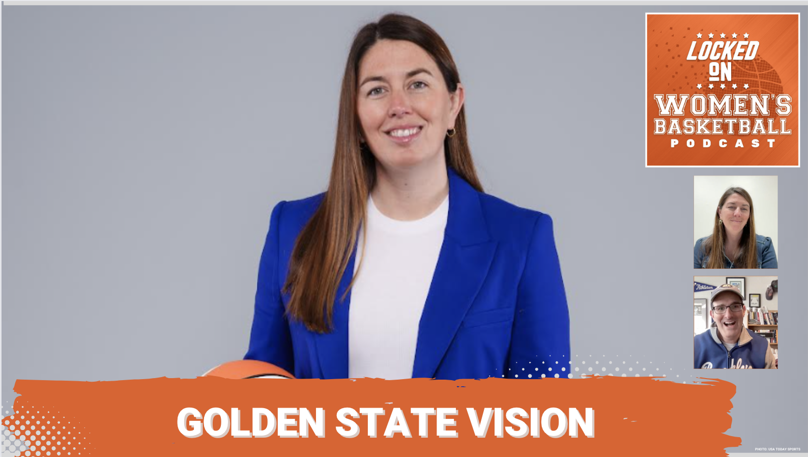 Thumbail of WNBA Golden State president Jess Smith above a label that reads "Golden State Vision"